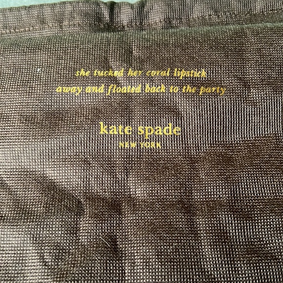 NWOT Kate Spade mint tote with striped interior, matching wallet NWT - Picture 2 of 12